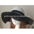 ladies black wide brim beach straw hat to decorate